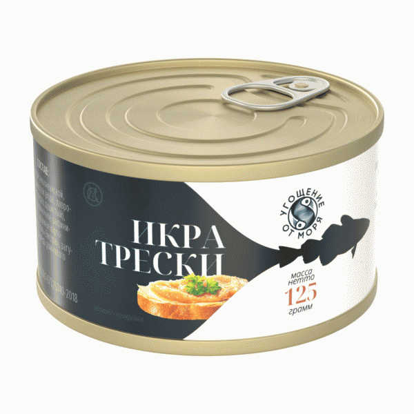 Икра трески атлантической стерилизов. 125г - в магазине «Чижик»