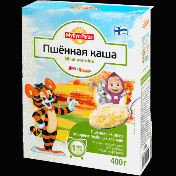 Каша Myllyn Paras пшенная 400г - в магазине «Чижик»