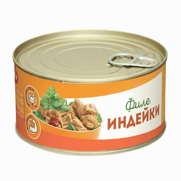 Филе индейки в желе Курганский МК 325г - в магазине «Чижик»