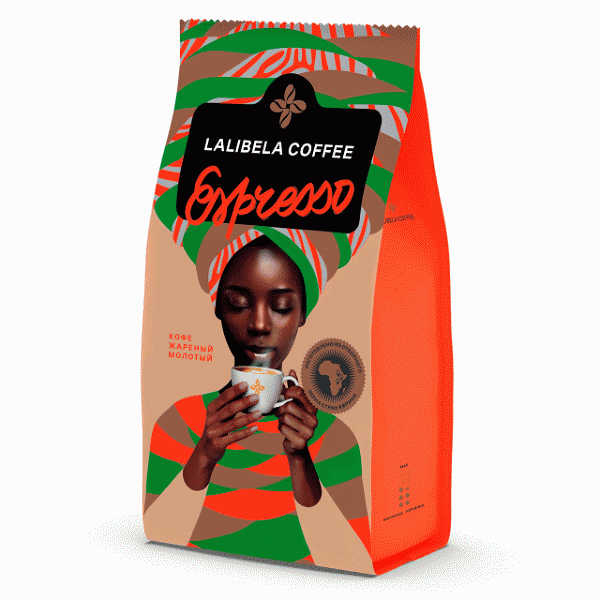 Кофе Lalibela coffee Espresso 100г - в магазине «Чижик»