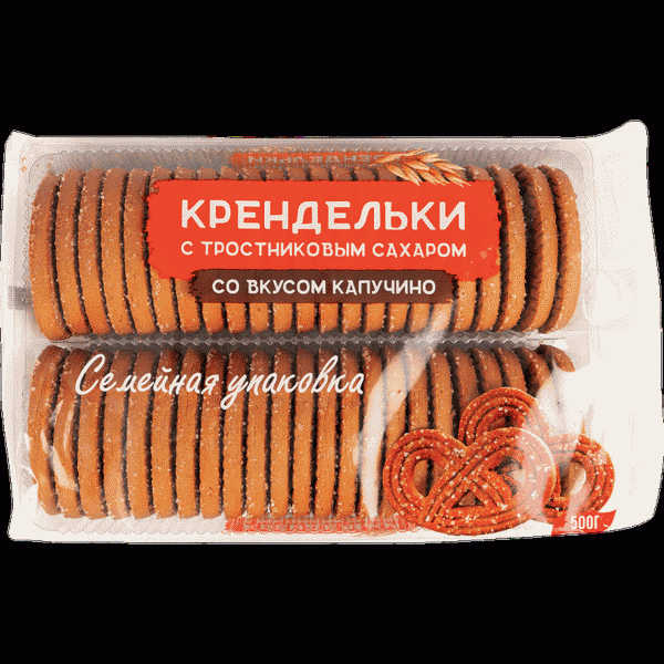 Печенье Крендельки сдобное с тростниковым сахаром 500г - в магазине «Чижик»