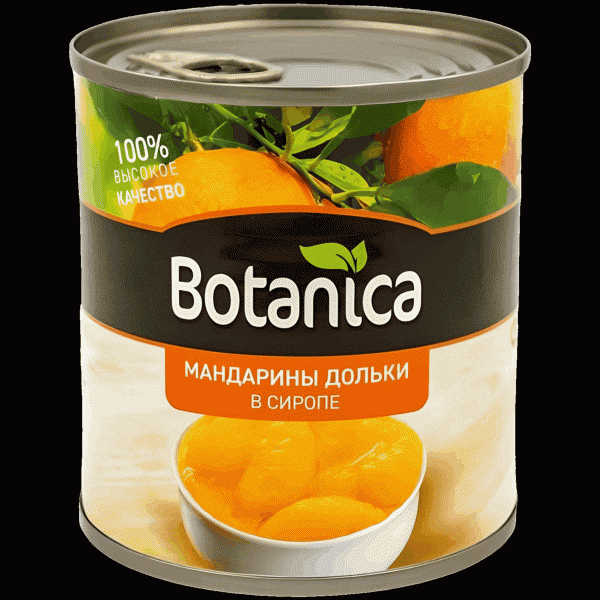 Мандарины Botanica дольки в сиропе 314г - в магазине «Чижик»