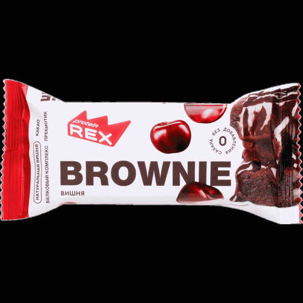 Пирожное Proteinrex Брауни прот. виш. 50г - в магазине «Чижик»