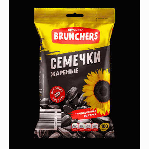 Семена BRUNCHERS подсолнечника жареные 100г - в магазине «Чижик»
