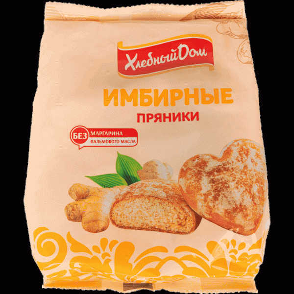 Пряники Хлебный Дом имбирные 300г - в магазине «Чижик»