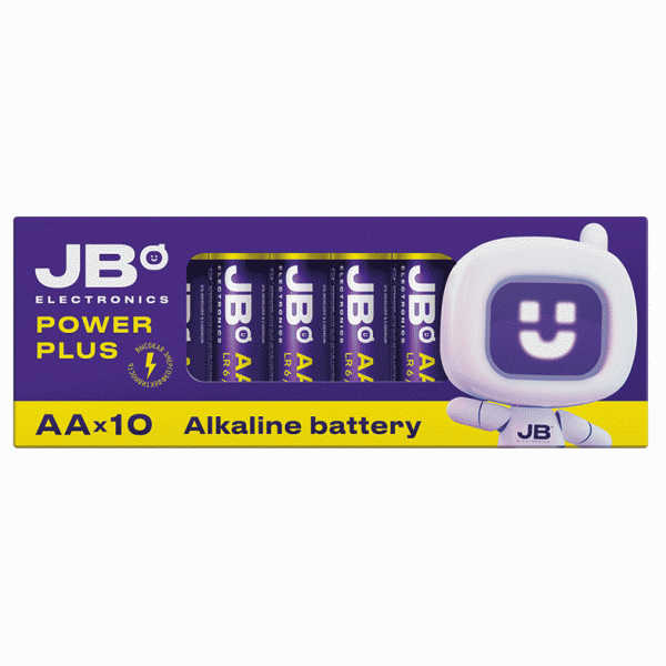 Батарейки JB алкалиновые AA 10шт - в магазине «Чижик»