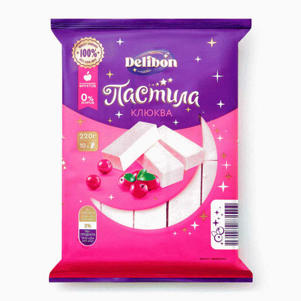 Пастила DELIBON в ассортименте 220г - в магазине «Чижик»