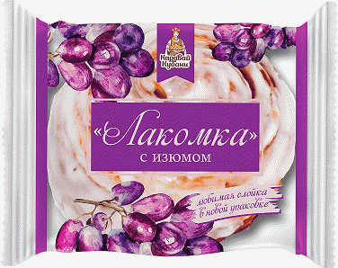 Слойка Каравай Кубани Лакомка с изюмом 100г - в магазине «Чижик»