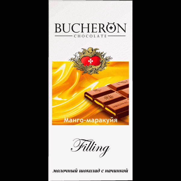 Шоколад Bucheron с нач. Манго-маракуйя 85г - в магазине «Чижик»