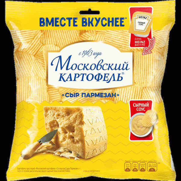 Картофель Московский Картофель сыр пармезан 84,5г - в магазине «Чижик»