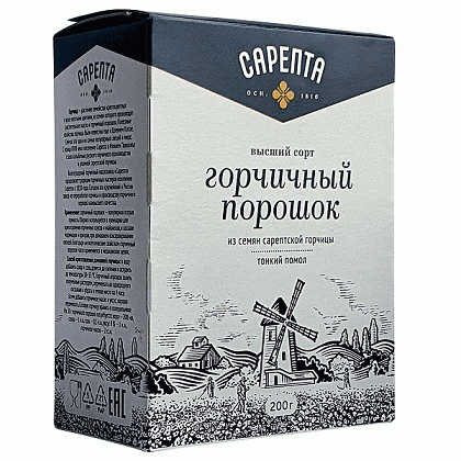 Порошок горчичный Сарепта 200г - в магазине «Чижик»