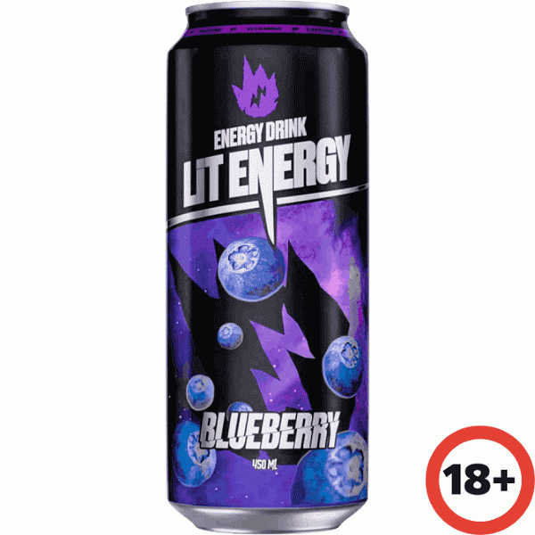 Напиток энергетич. Lit Energy Blueberry 0,45л - в магазине «Чижик»