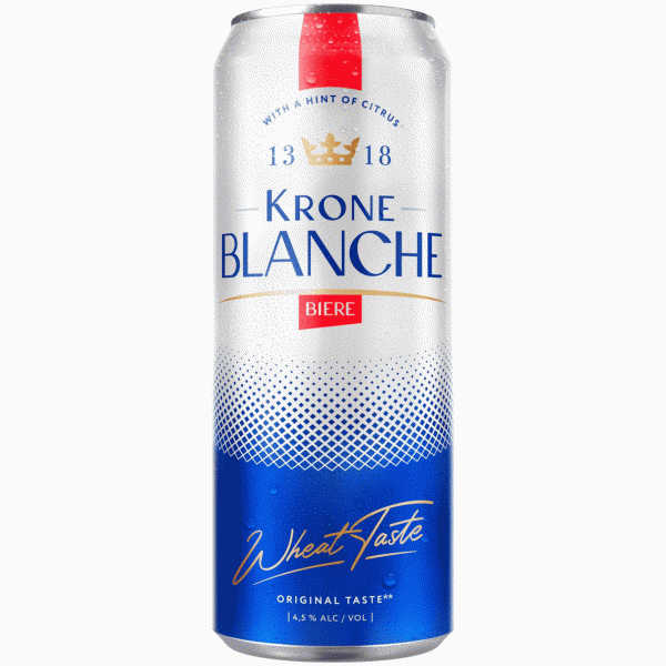 Пивной напиток Krone Blanche 4.5% 0.45л - в магазине «Чижик»