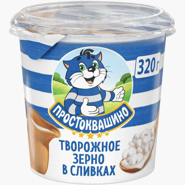 Продукт Простоквашино творожный 5% 320г - в магазине «Чижик»