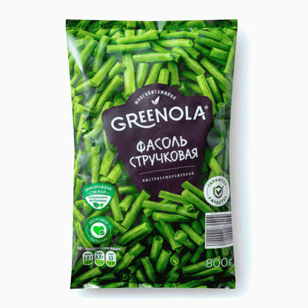 Фасоль GREENOLA стручк. заморож. 800г - в магазине «Чижик»
