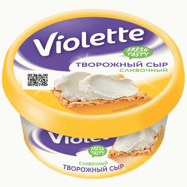 Сыр Violette творож. Сливочный 70% 140г - в магазине «Чижик»