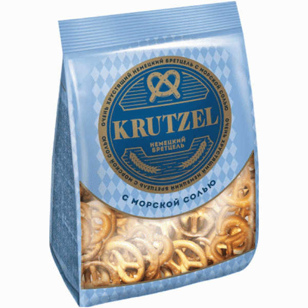 Крендельки Krutzel Бретцель с солью 250г - в магазине «Чижик»