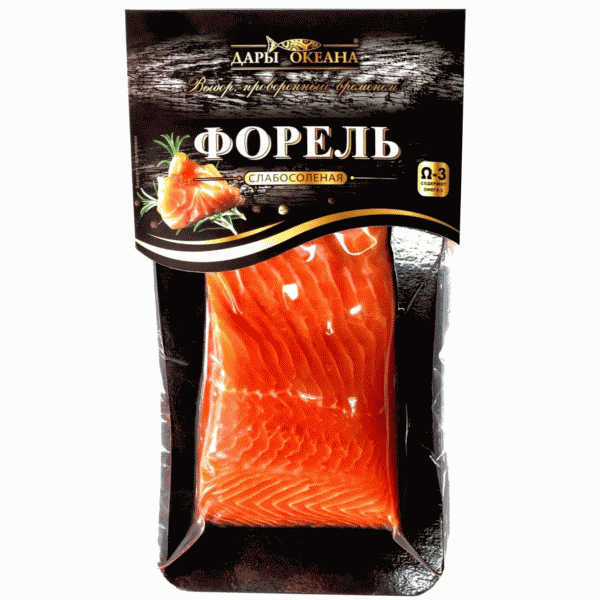 Форель Дары Океана слабосол. филе 200г - в магазине «Чижик»