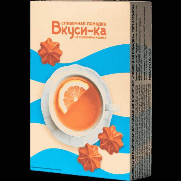 Конфеты Вкуси-ка Сливочная Помадка 150г - в магазине «Чижик»