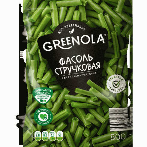 Фасоль GREENOLA быстрозамороженная 800г - в магазине «Чижик»