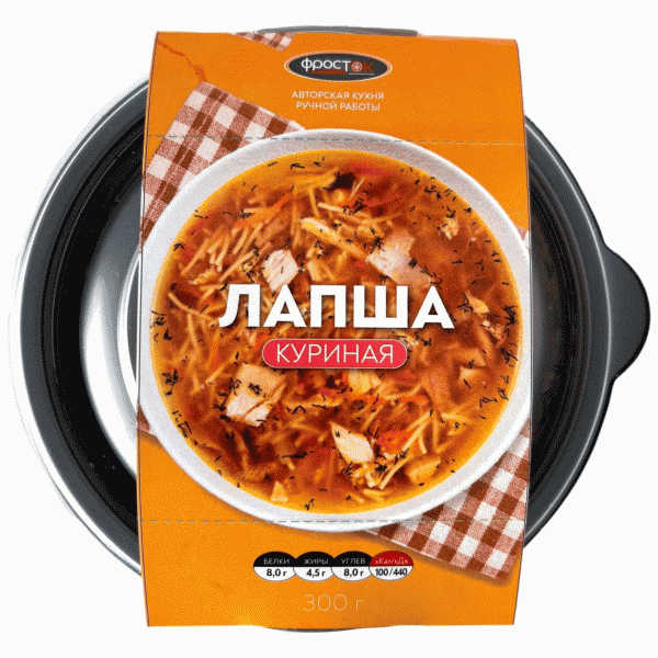 Лапша Фросток куриная замороженная 300г - в магазине «Чижик»