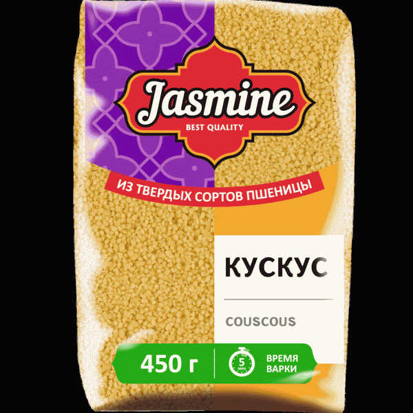 Крупа Jasmine Кускус пшеничная 450г - в магазине «Чижик»