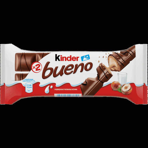Батончик Kinder Bueno вафельный 43г - в магазине «Чижик»
