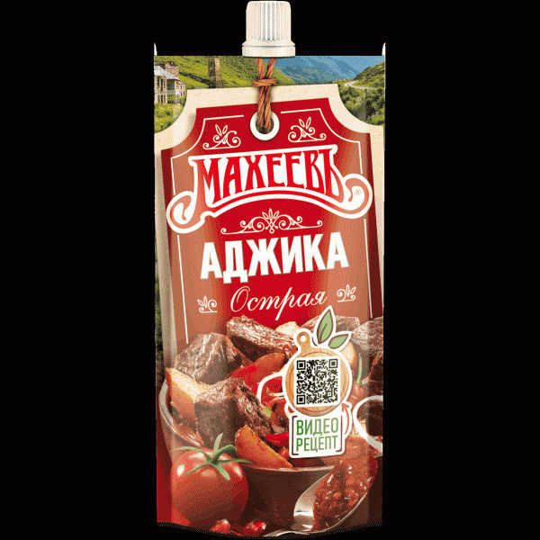 Аджика Махеевъ острая 140мл - в магазине «Чижик»