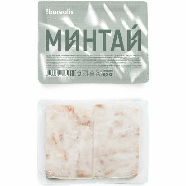 Минтай Borealis Тихоокеанский филе 300г - в магазине «Чижик»