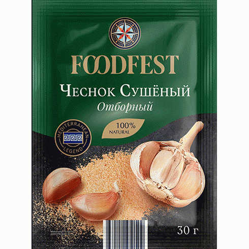 Чеснок FOODFEST сушеный 30г - в магазине «Чижик»
