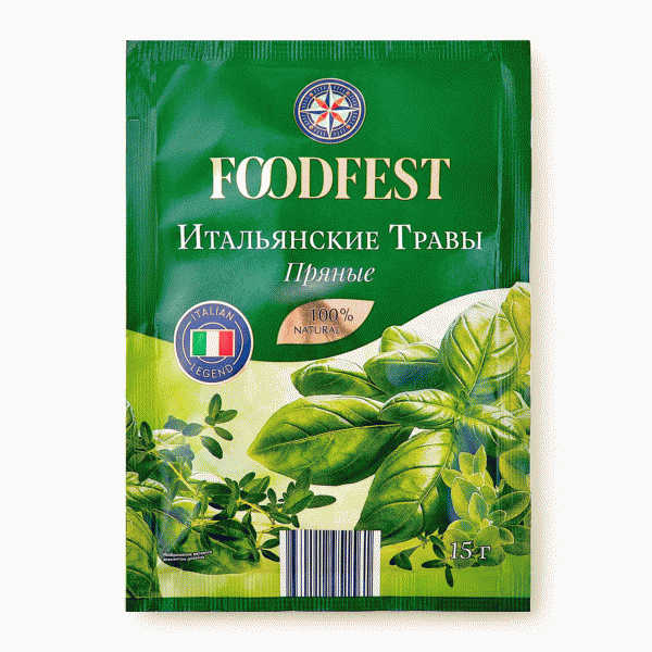 Приправа FOODFEST итальянские травы 15г - в магазине «Чижик»
